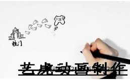 flash线稿手绘动画广告制作